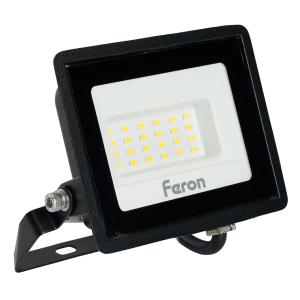Прожектор светодиодный 2835 SMD 30W 4000K IP65 AC220V/50Hz, черный, LL-920