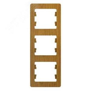 Рамка 3-я вертикальная Дуб Glossa