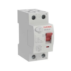 УЗО 2P 25A 10mA ВДТ MAX MDL100 тип АС DKC YON pro