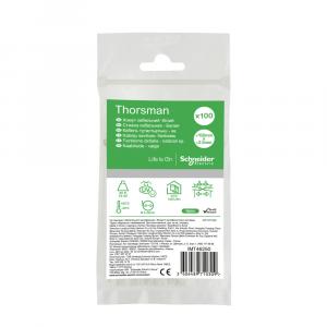 Стяжка кабельная 100х2.5 белая (100шт) SE