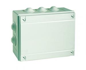 Коробка ответвит. с 6 кабельными вводами д.25мм, IP55, 100х100х50мм