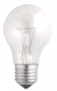 Лампа накаливания A55 40W E27 240V clear (Б 230-40-5) Jazzway