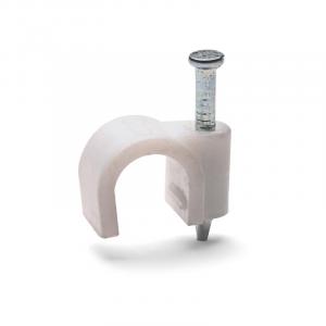 Скоба крепежная круглая СПК 7 (50шт.) Fortisflex