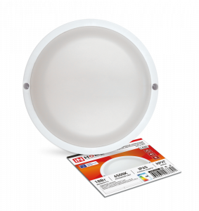 Светильник светодиодный герметичный СПП-А-КРУГ 18Вт 230В 6500К 1440Лм с оптико-акустическим датчиком IP65 IN HOME