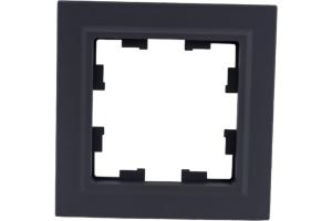 Рамка 1-я IP44 Графит Brite