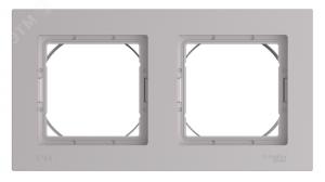 Рамка 2-я IP44 Алюминий AtlasDesign Aqua