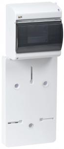 Панель для  установки счетчика 1-фазного с боксом ПУ 1/2-6 IEK