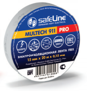 Изолента серо-стальная Safeline 19/20
