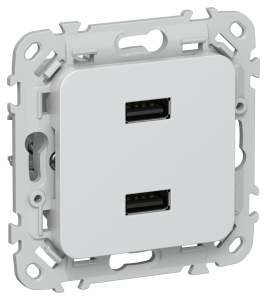 Розетка USB A+A 3,1А С/У Жемчуг FLITE
