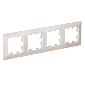 Рамка 4-я, Жемчуг/дымчатый белый AtlasDesign Air Systeme Electric