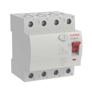 УЗО 4P 80A 100mA ВДТ MAX MDL100 тип АС DKC YON max