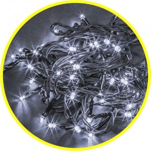 Гирлянда Нить 21,5м 200LED 230V IP44 белый NGF-S01-200CW-10-21.5m-230-C8-BL-IP44 Navigator