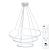 Подвесная люстра Meridiana A2198SP-3WH Arte Lamp