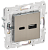 Розетка USB А+С 18Вт С/У Металл Никель Skandy