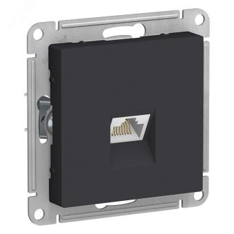 Розетка RJ45 кат.6Е С/У Карбон AtlasDesign