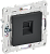 Розетка RJ45 кат.6 С/У Графит Skandy