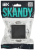 Переключатель 2-кл 10А C/У проходной Графит Skandy