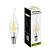 Лампа сд Е14 C35 9W 4000K филамент свеча на ветру прозрач.LB-74 Feron