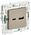 Розетка USB А+С 18Вт С/У Шампань Skandy