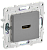 Розетка HDMI С/У Серый Skandy