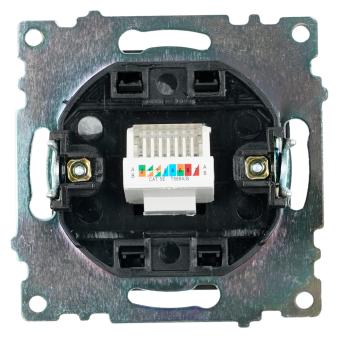 Розетка RJ-45 С/У Черный Катрин