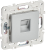 Розетка RJ45 кат.6 С/У Серебряный Skandy