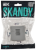 Розетка RJ45 кат.5Е С/У Серебряный Skandy
